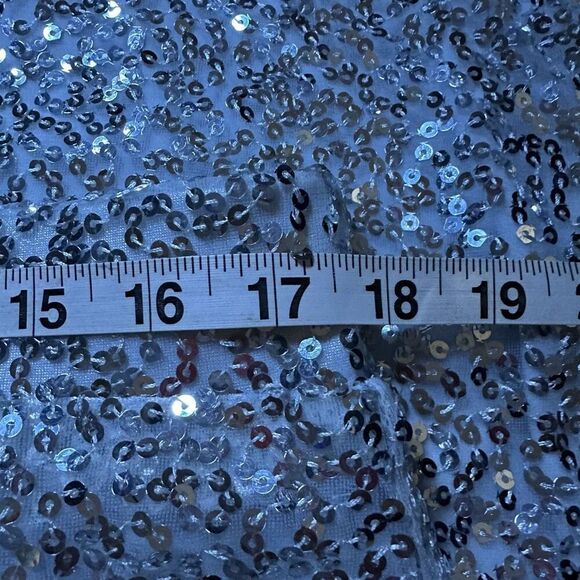 Free people silver sequin flare pants large - Picture 6 of 10